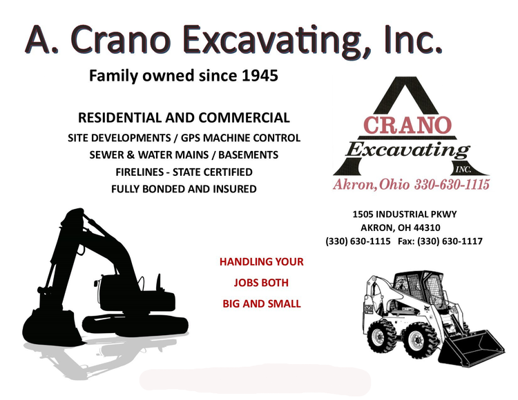 A Crano Excavating Inc - Akron, OH